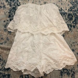 Lush Lace white romper